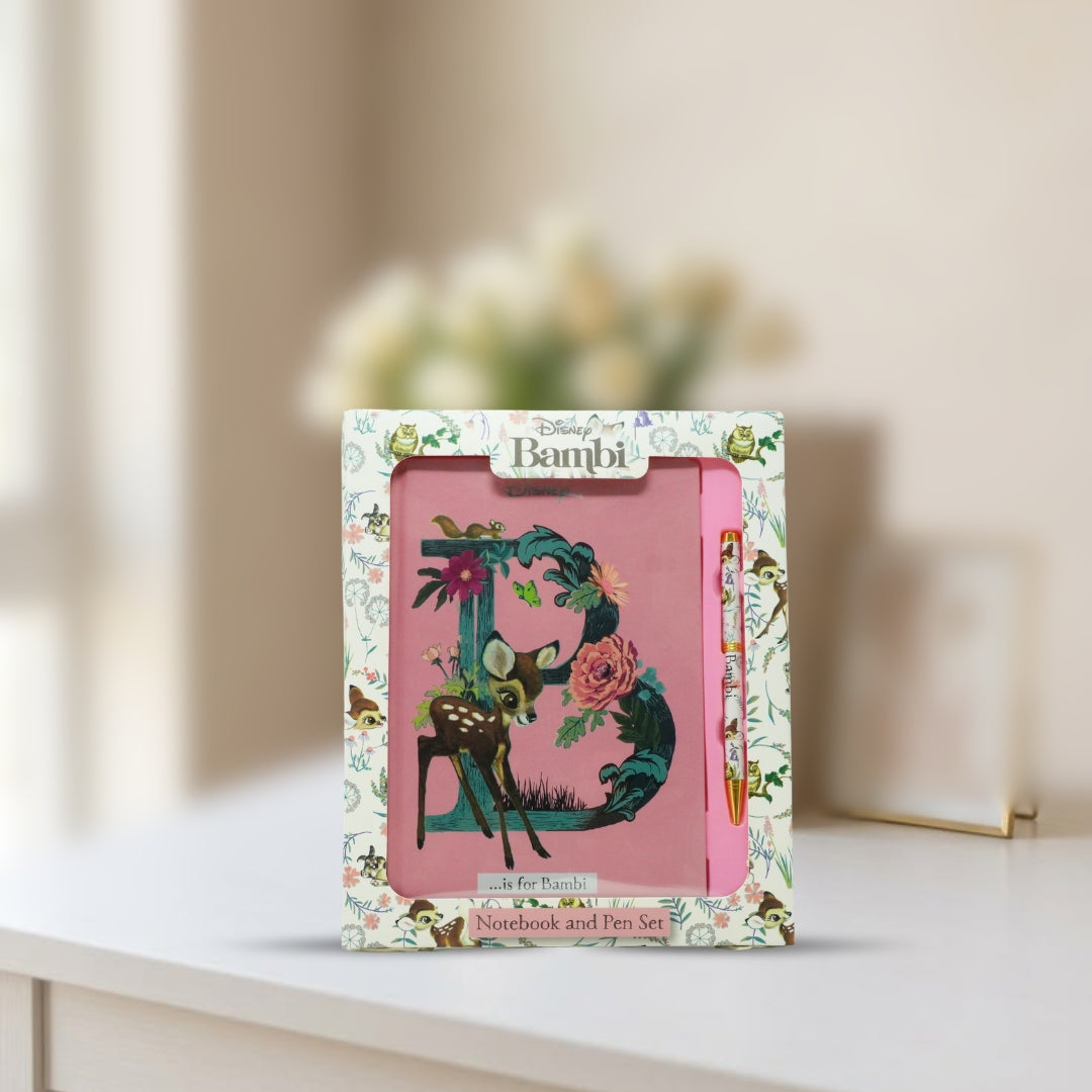 Bambi A5 Notebook & Pen Set-Disney