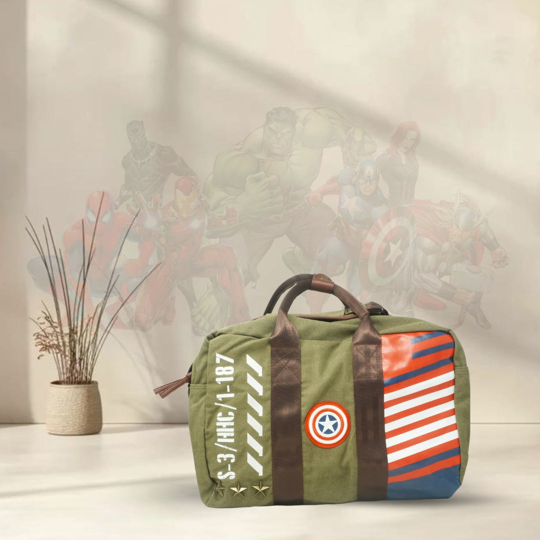 Marvel Laptop Messenger Bag-Captain America