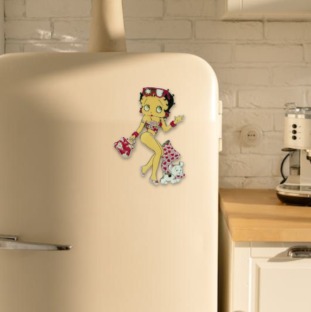 Betty Boop Beach babe Fridge Magnet
