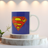 Superman Mug & Coaster Gift Set Blue