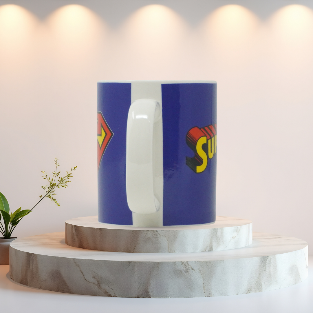 Superman Mug & Coaster Gift Set Blue
