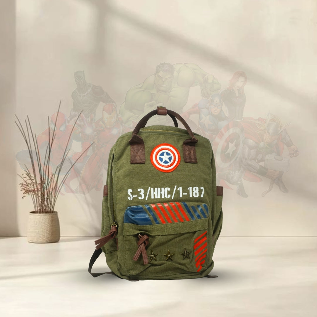 Captain America Backpack-Marvel Bag