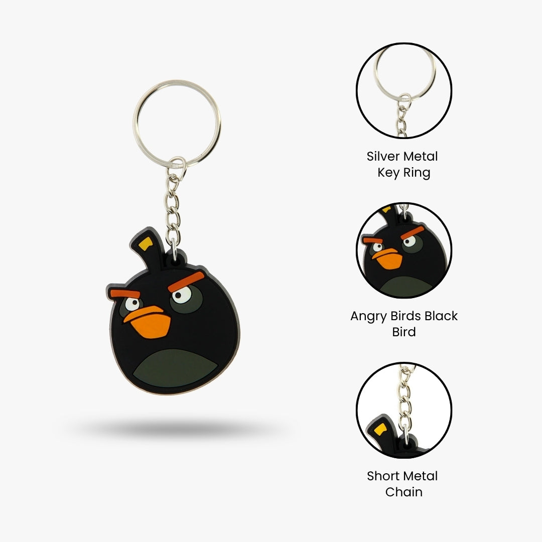 Angry Birds Black Keyring 2