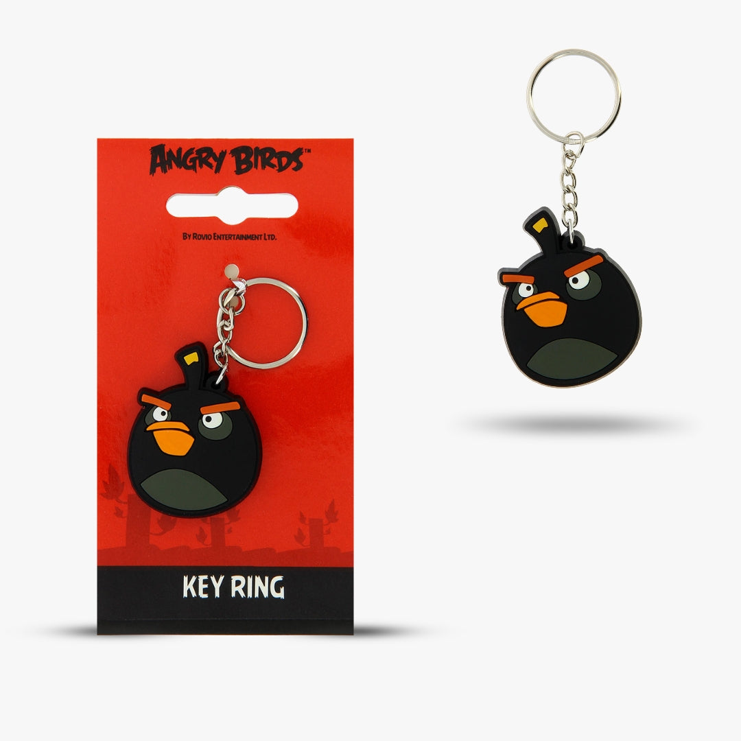 Angry Birds Black Keyring 3