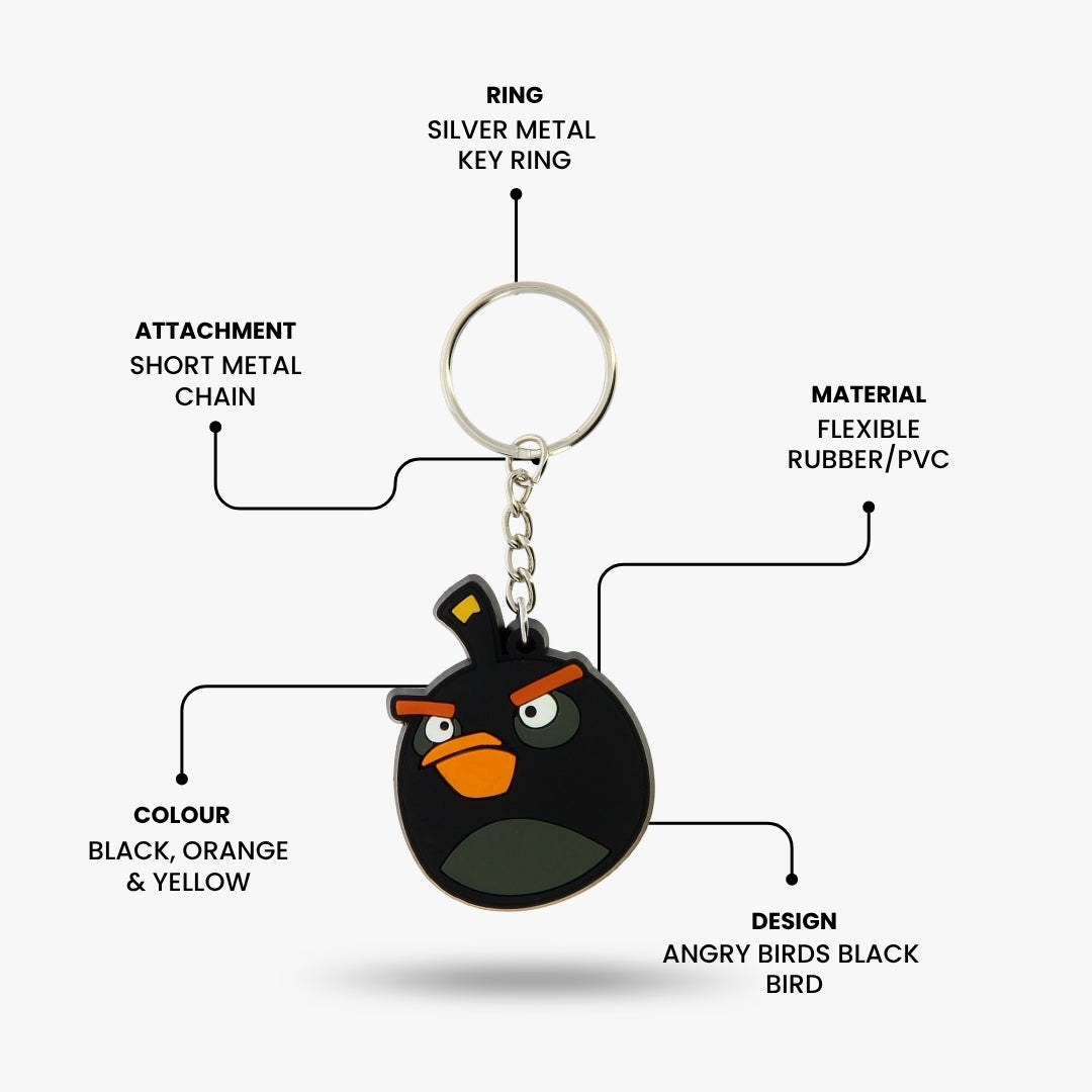 Angry Birds Black Keyring 5