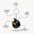 Angry Birds Black Keyring 5