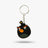 Angry Birds Keyring – Black Keychain