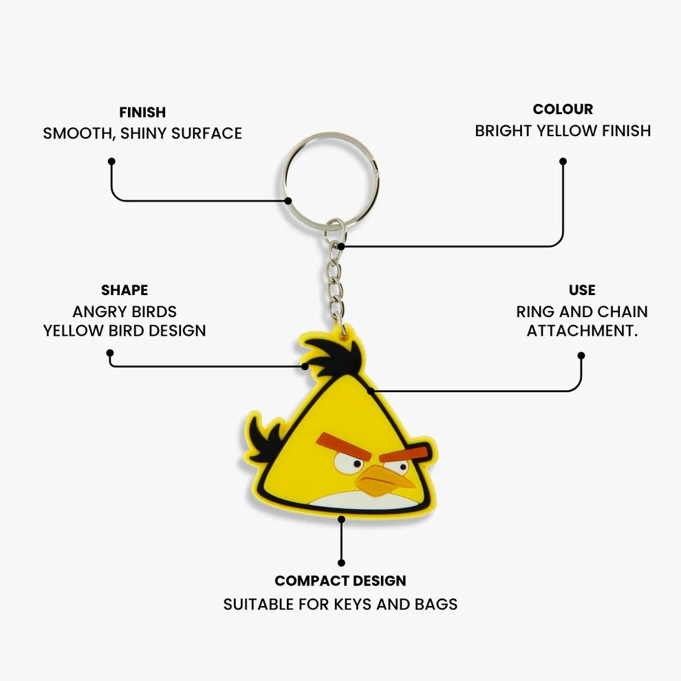 Angry Birds Keyring –Yellow Keychain