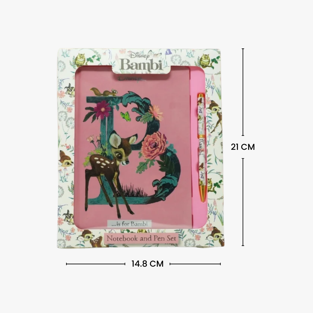 Bambi A5 Notebook & Pen Set-Disney