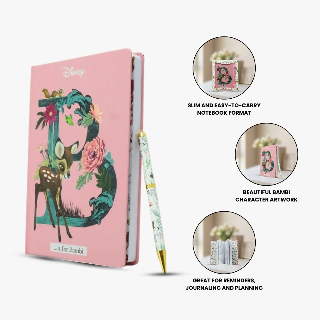 Bambi A5 Notebook Pen Set Disney 5