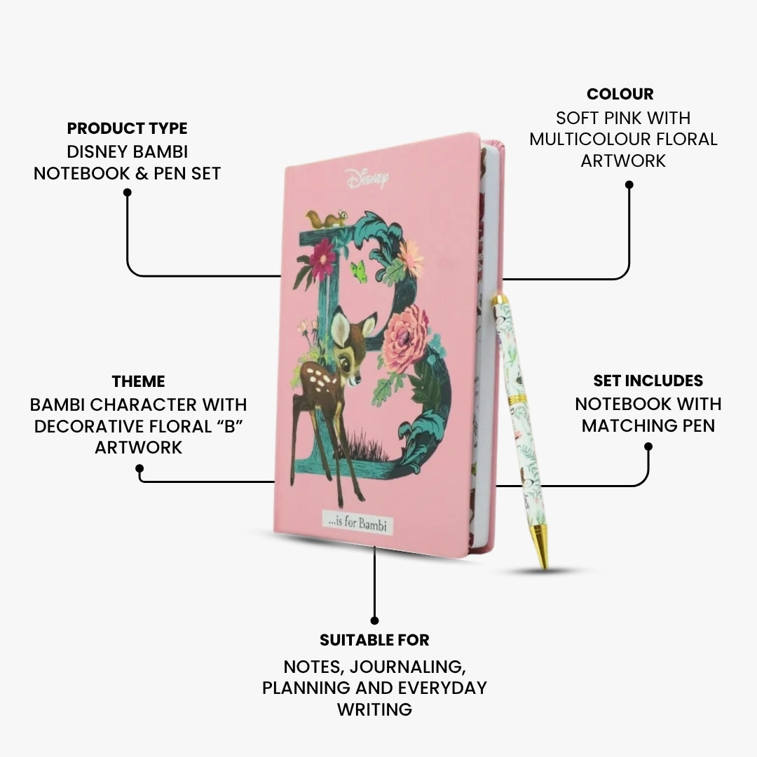 Bambi A5 Notebook Pen Set Disney 6