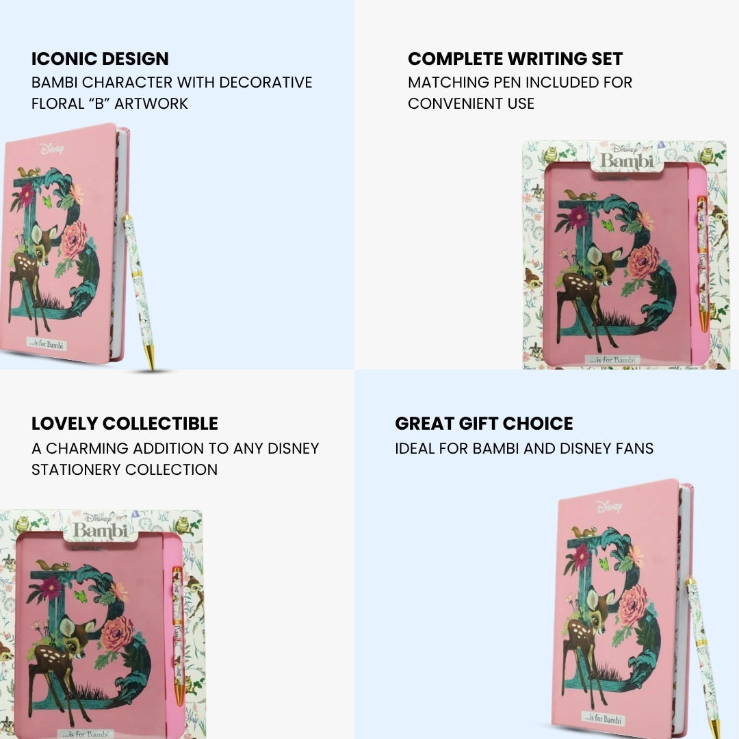 Bambi A5 Notebook Pen Set Disney 7