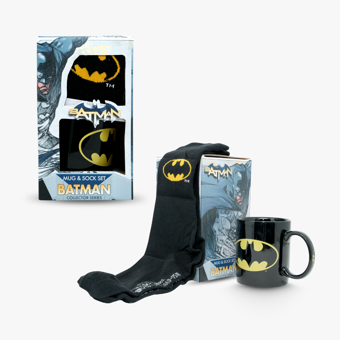 Batman Collector Mug & Socks Set with Gift Box
