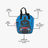 Batman Lunch Bag with Bottle Pocket