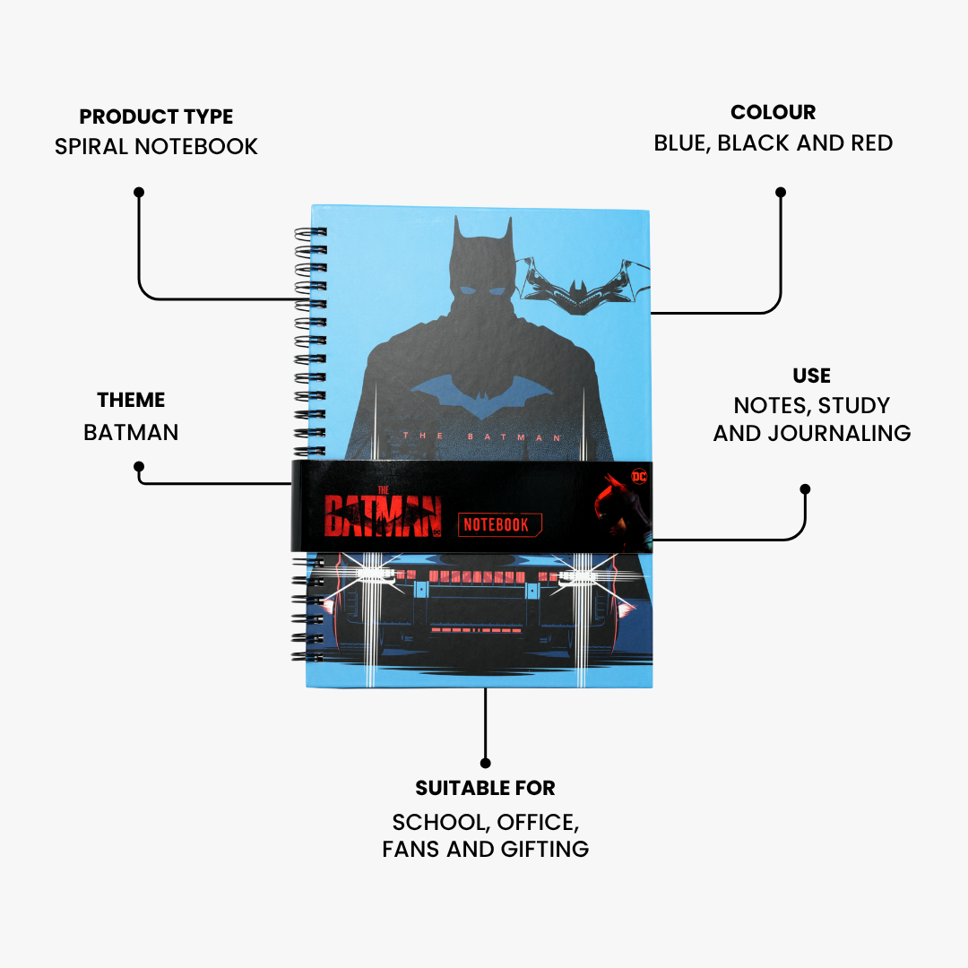Batman Spiral Notebook Journal