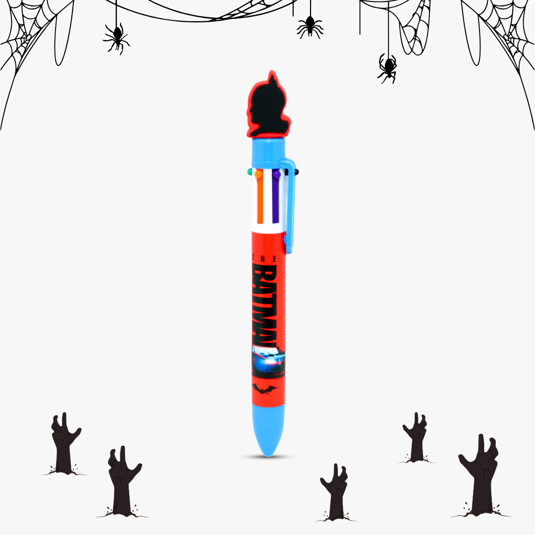 Batman 6 Color Click Ballpoint Pen
