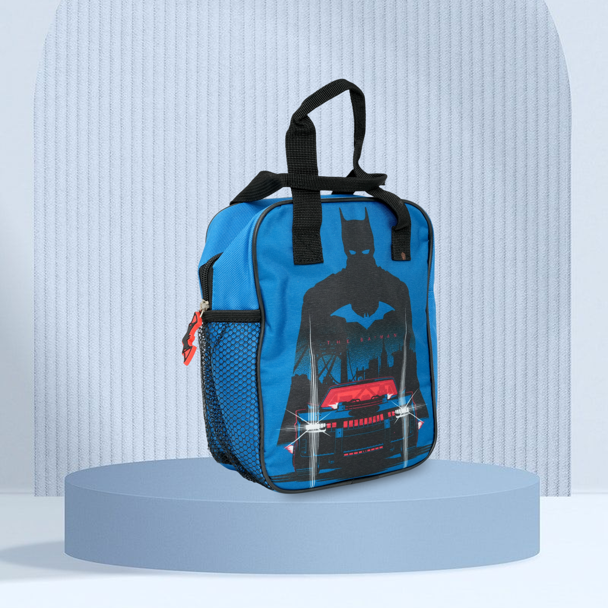 Officially Licensed Batman Merchandise – Insulated Kids School Lunch Bag with Bottle Pocket