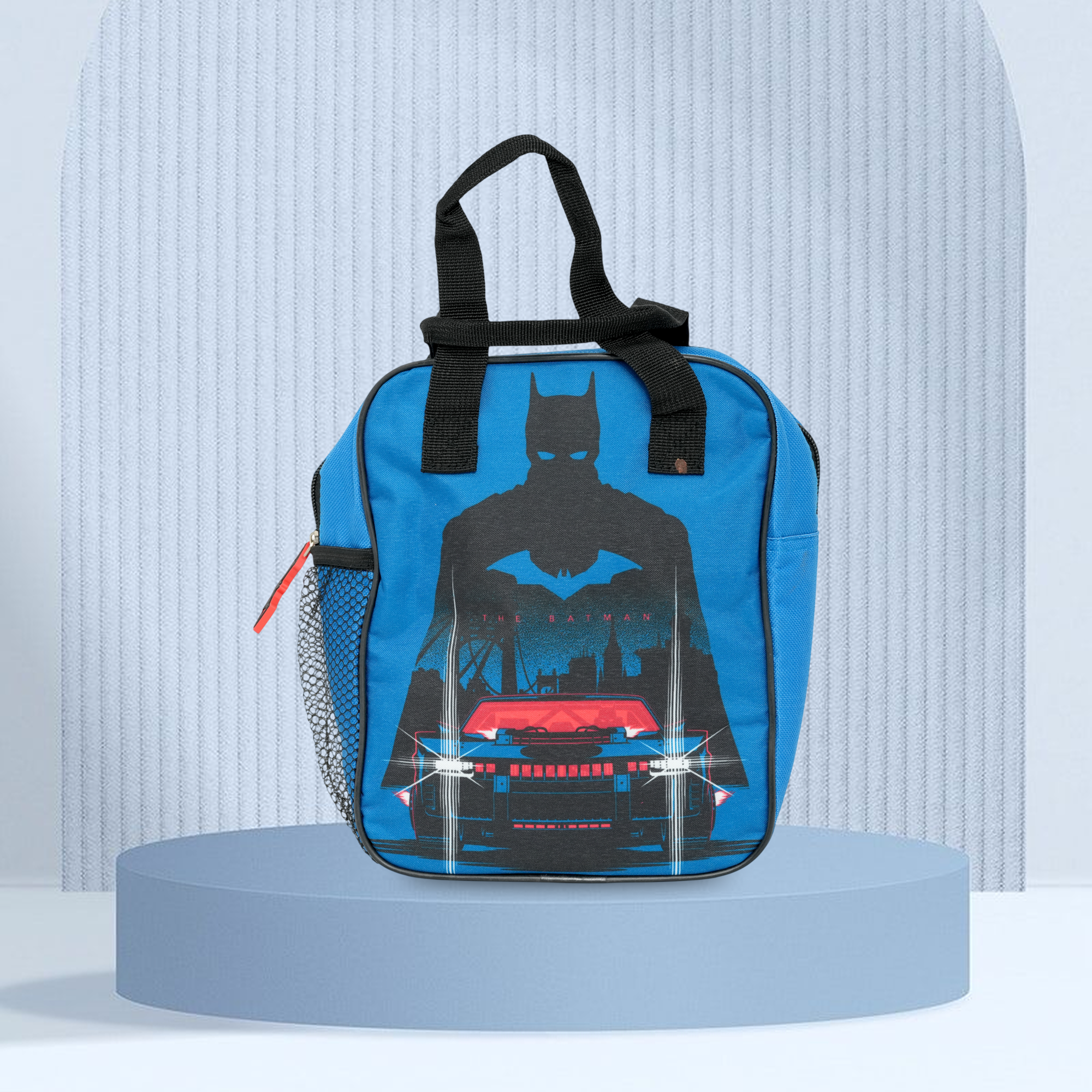 Officially Licensed Batman Merchandise – Insulated Kids School Lunch Bag with Bottle Pocket