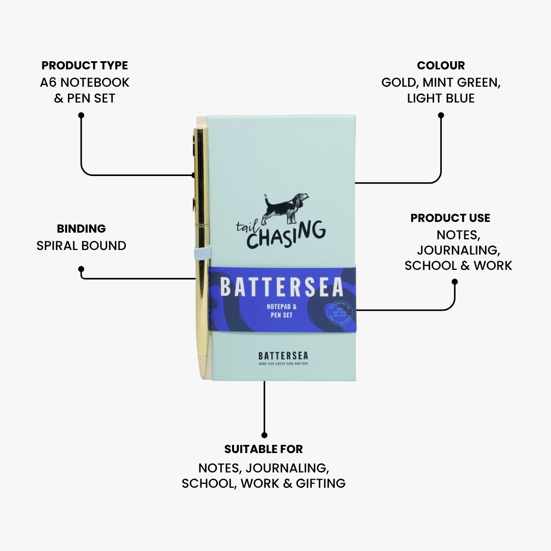Battersea A6 Notebook & Pen Set