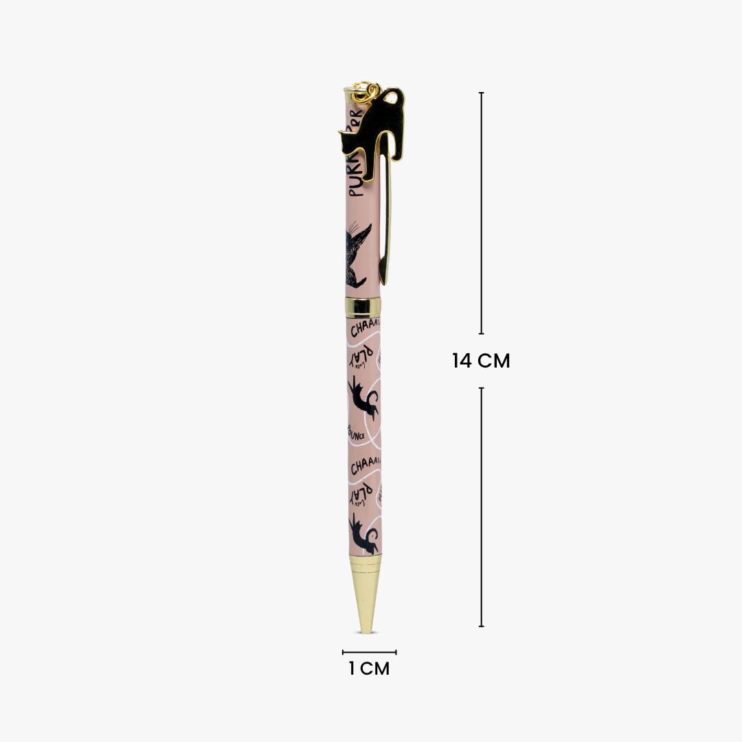 Battersea Cat Charm Ballpoint Pen