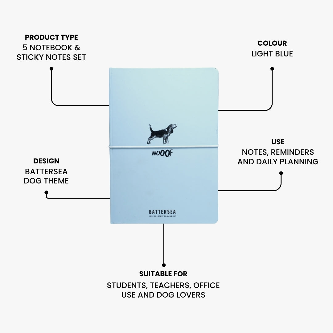Battersea Dog A5 Notebook 6