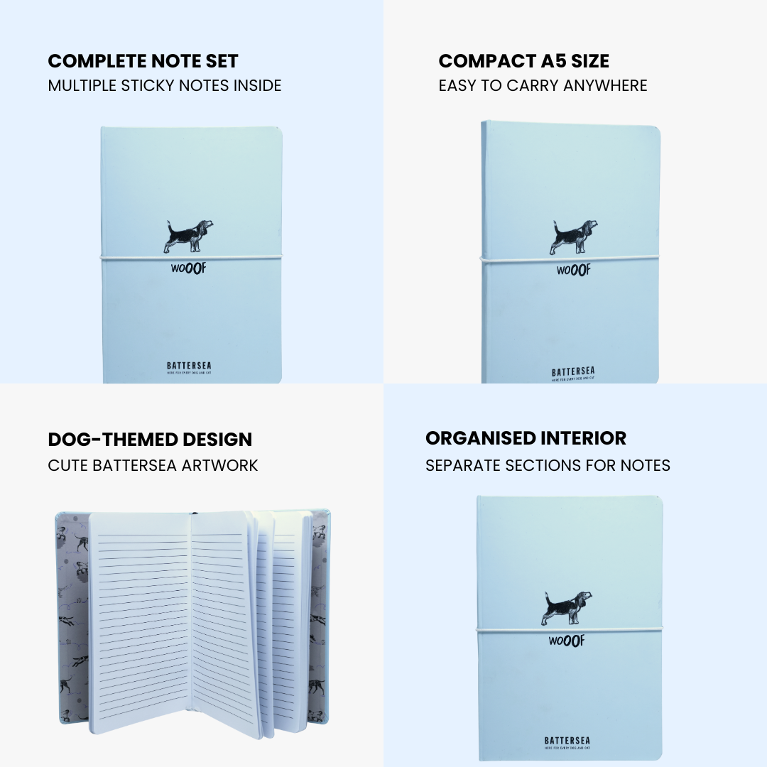 Battersea Dog A5 Notebook