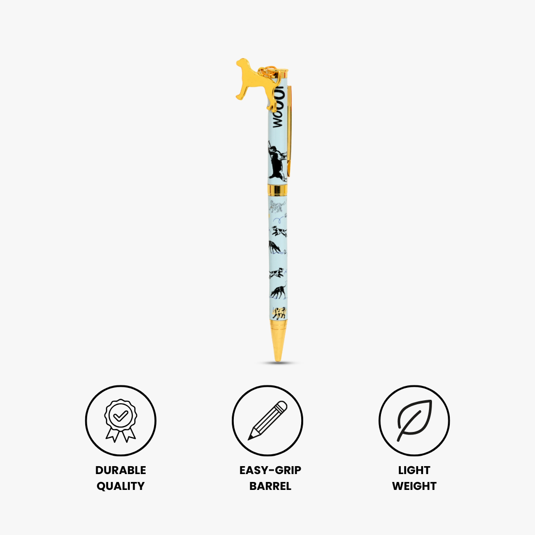 Battersea Dog Charm Ballpoint Pen