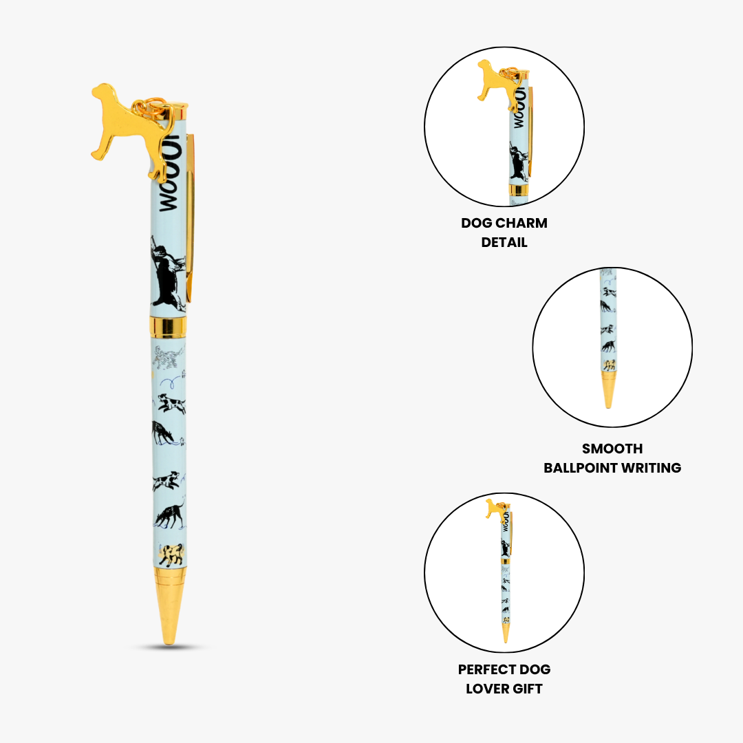 Battersea Dog Charm Ballpoint Pen