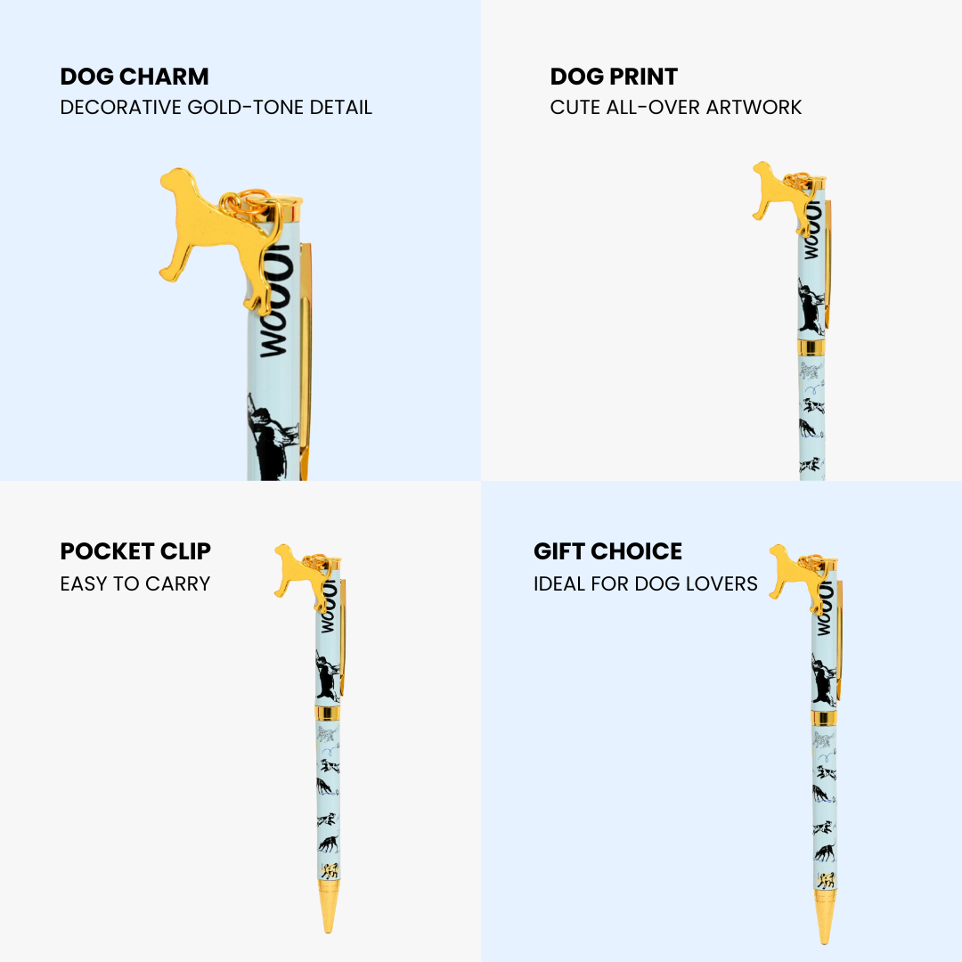 Battersea Dog Charm Ballpoint Pen