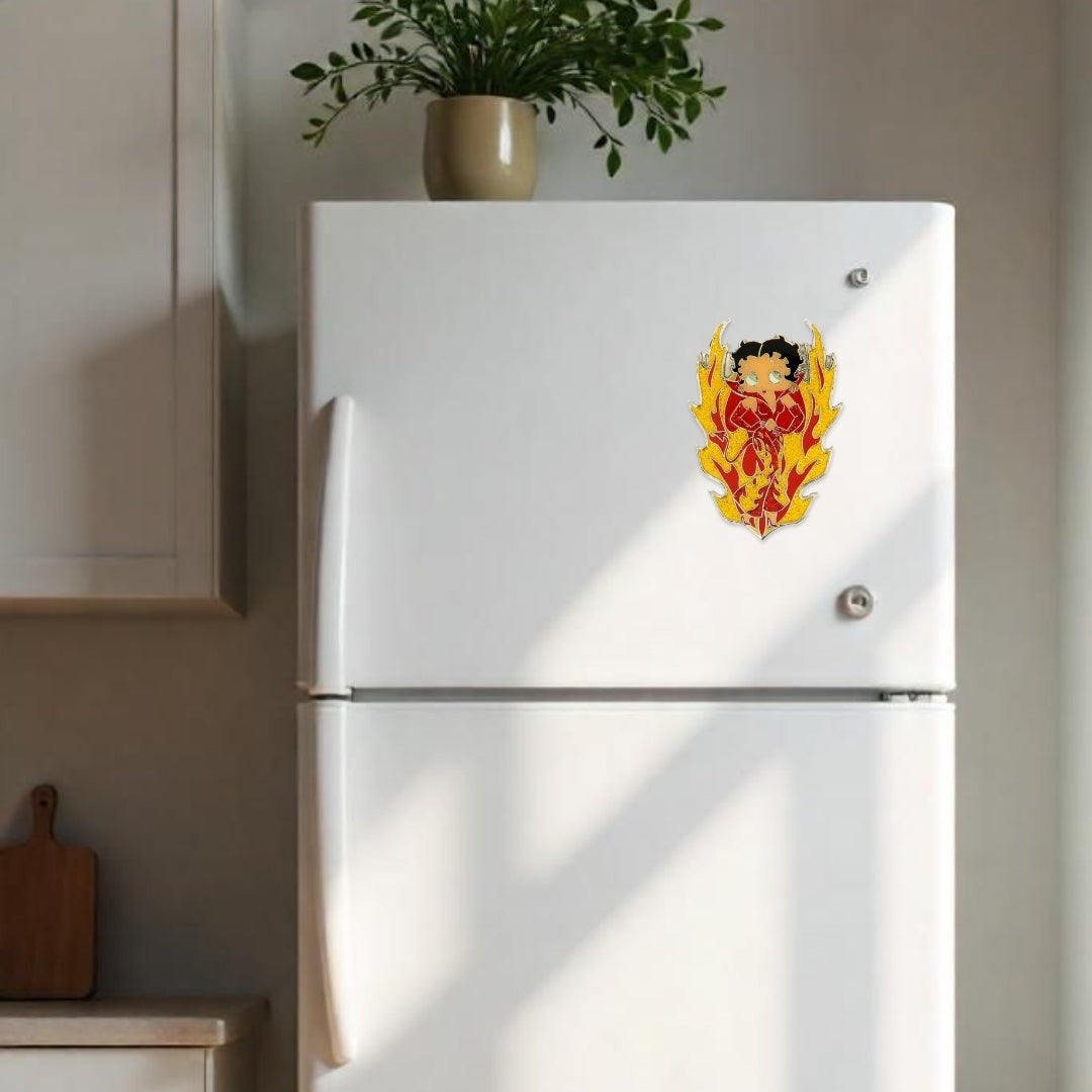 Betty Boop Badgirl Fridge Magnet