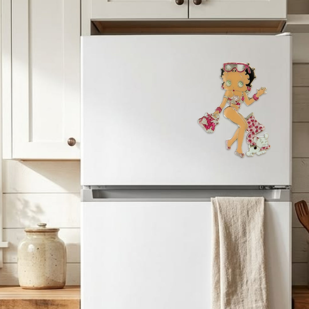 Betty Boop Beach babe Fridge Magnet