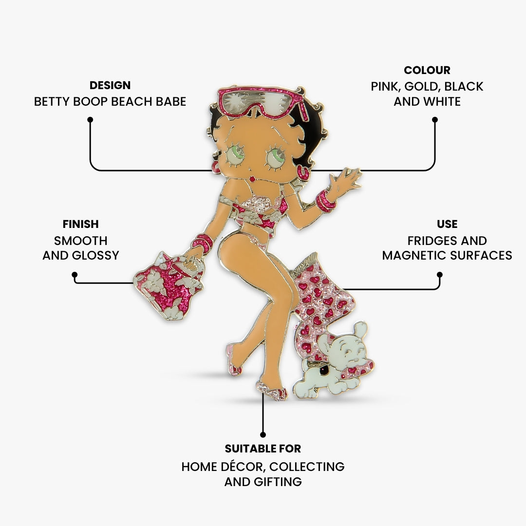 Betty Boop Beach babe Fridge Magnet