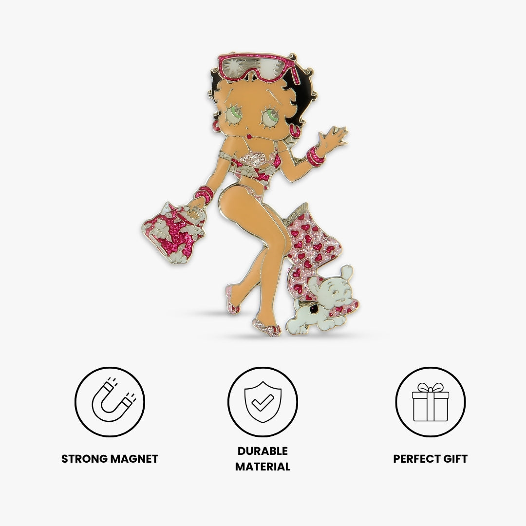 Betty Boop Beach babe Fridge Magnet