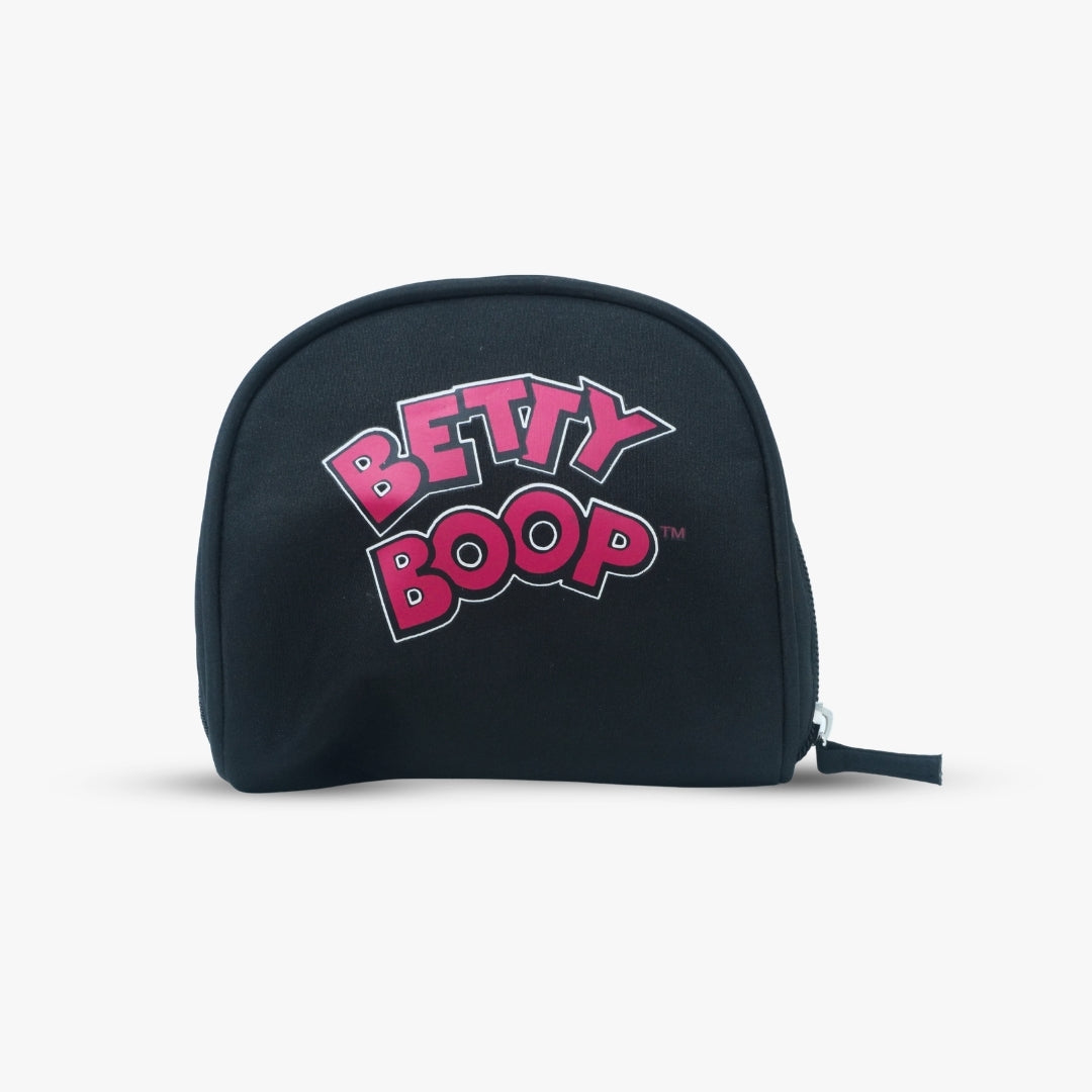 Betty Boop Cosmetic Makeup Bag Black & Pink