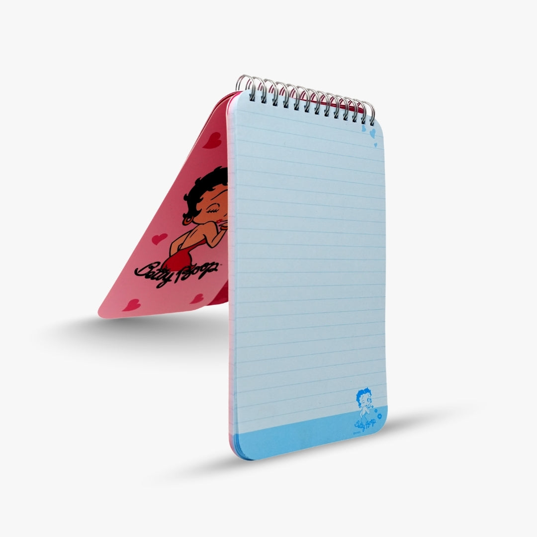 Betty Boop Heart Spiral Notebook