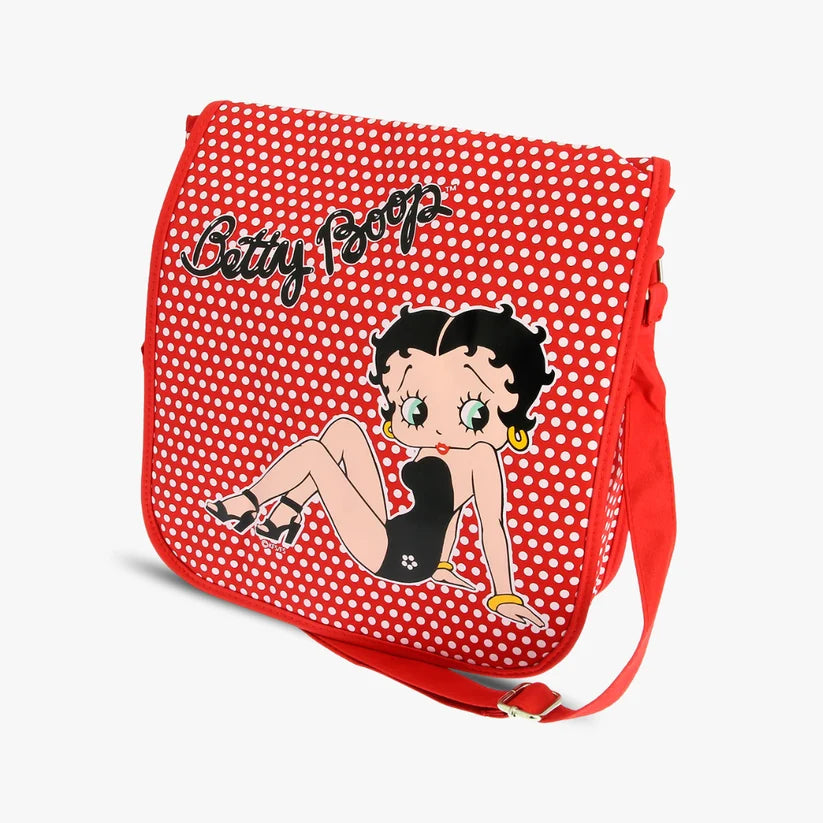 Betty Boop Messenger Bag Red Polka Dot Shoulder Cross Body Bag for Women Girls Gift 1