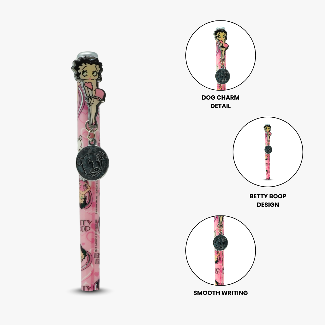 Betty Boop Pink Charm Pen
