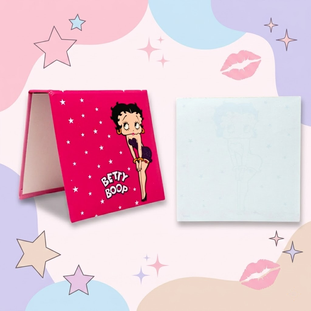 Betty Boop Pink Memo Note Block Cute Star Print Desk Notes Pad