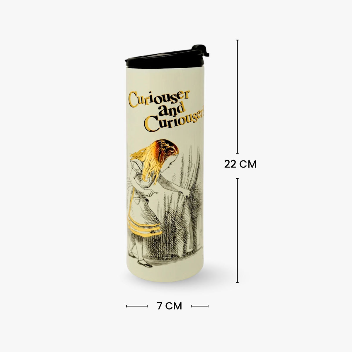 British Museum Alice Stainless Steel Travel Flask 3