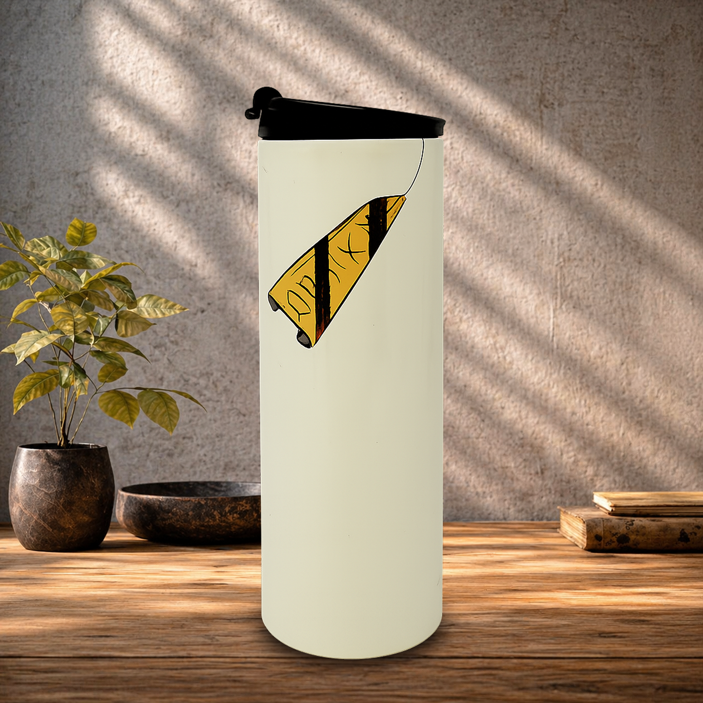 British Museum Alice in Wonderland Travel Flask Insulated Coffee Tea Bottle