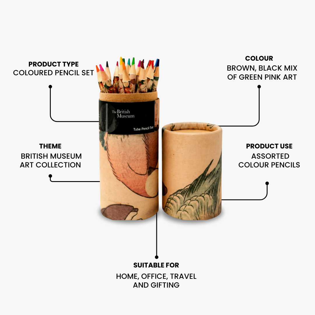 British Museum Colouring Pencil Set