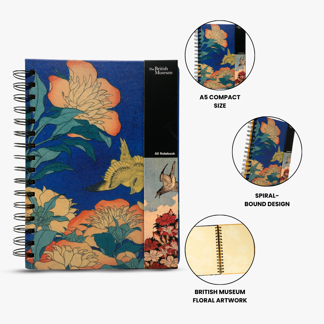 British Museum Floral A5 Notebook