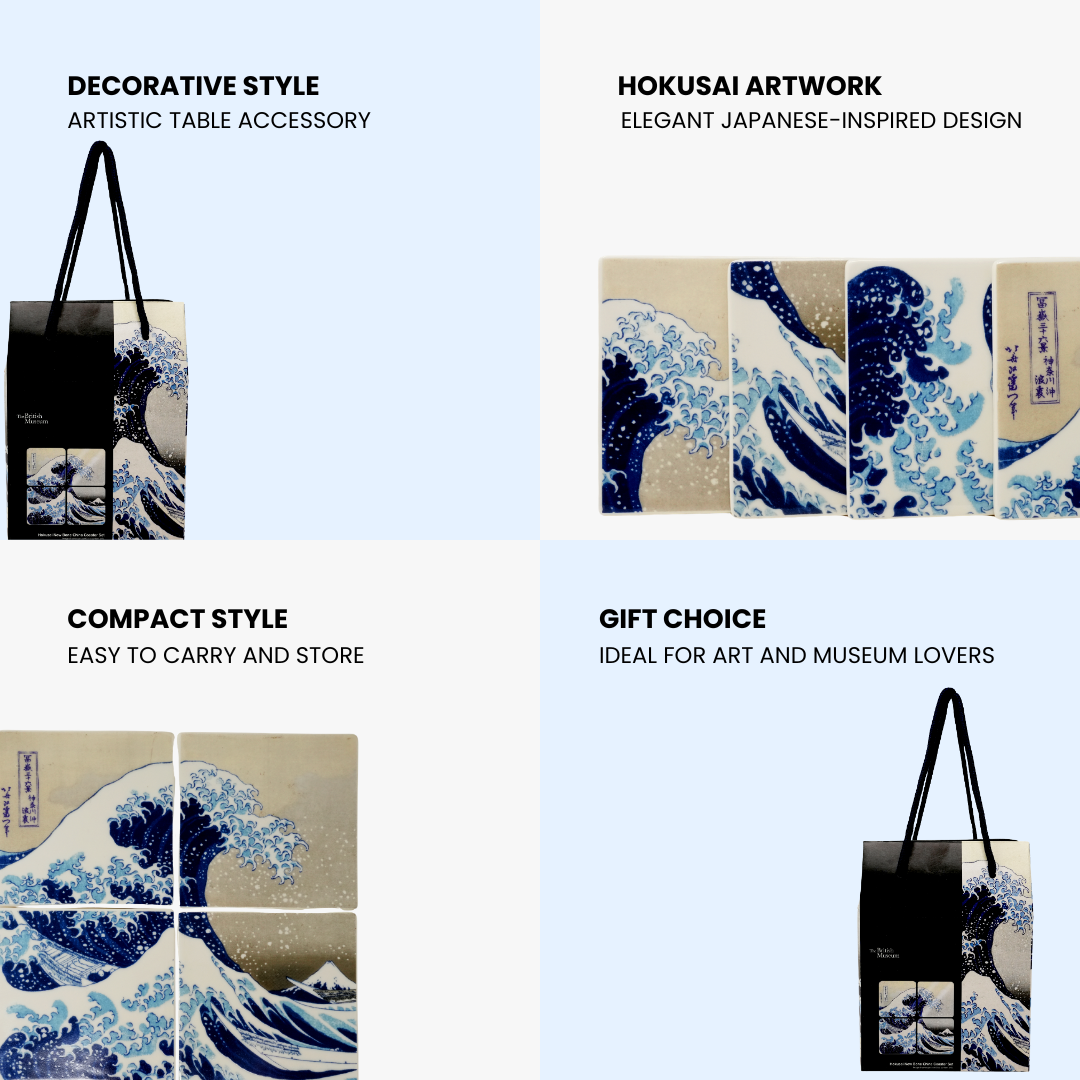 British Museum Hokusai Coaster Set