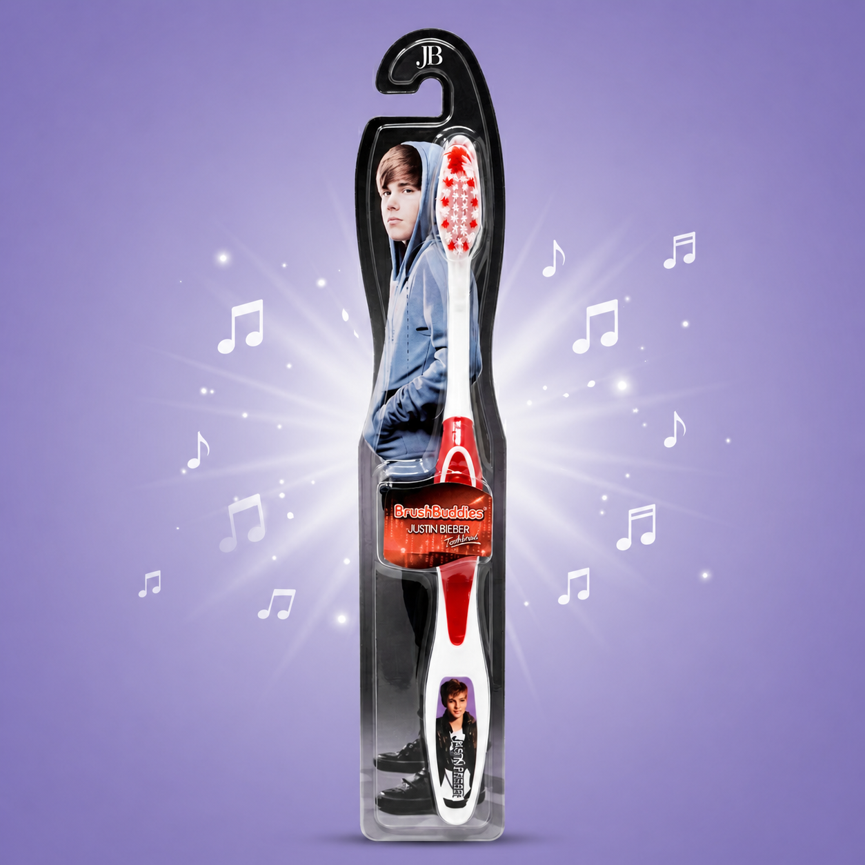 Justin Bieber Soft Bristle Toothbrush Printed Handle Daily Oral Care Brush