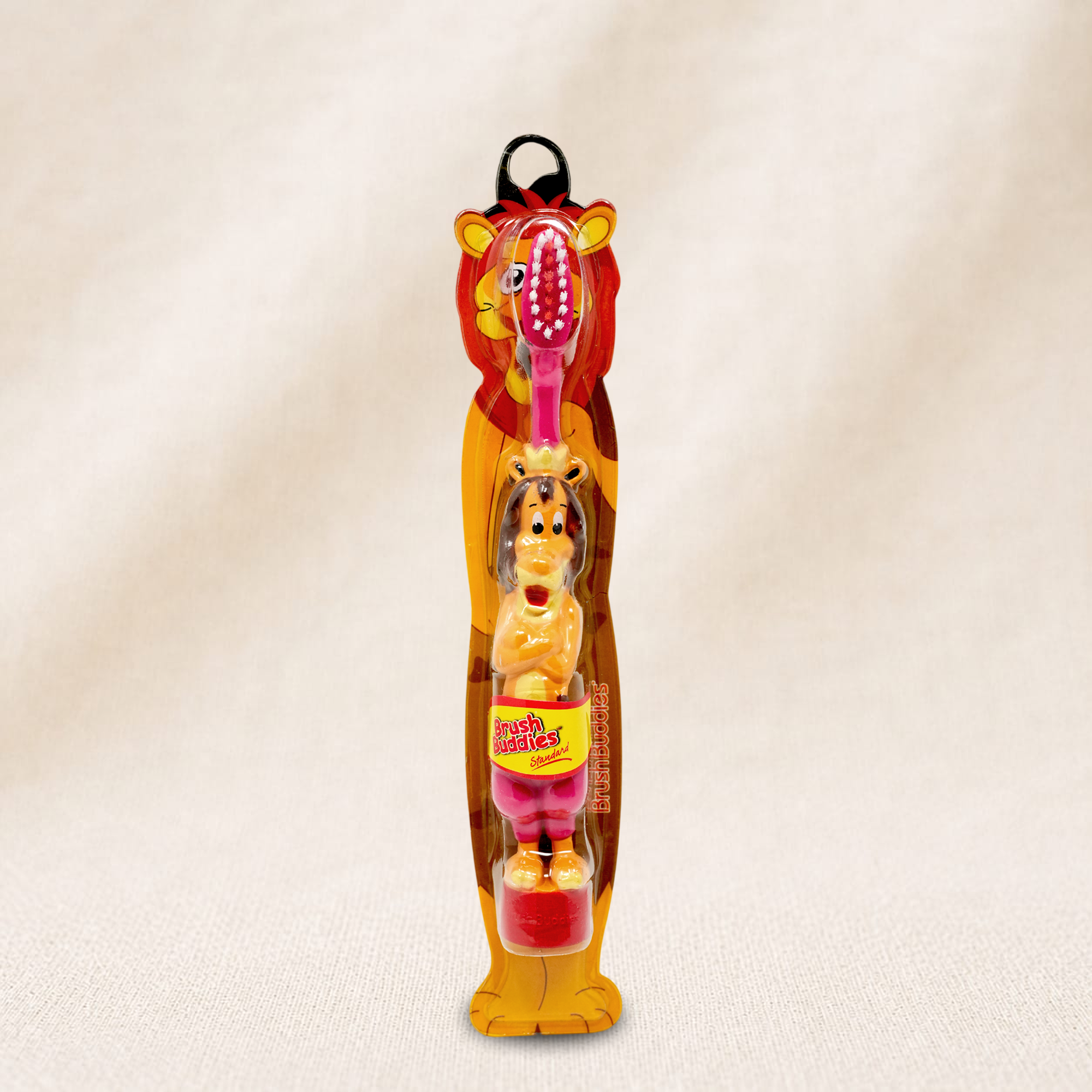 Brush Buddies Kids Lion Toothbrush – Fun Animal Design Toothbrush for Children