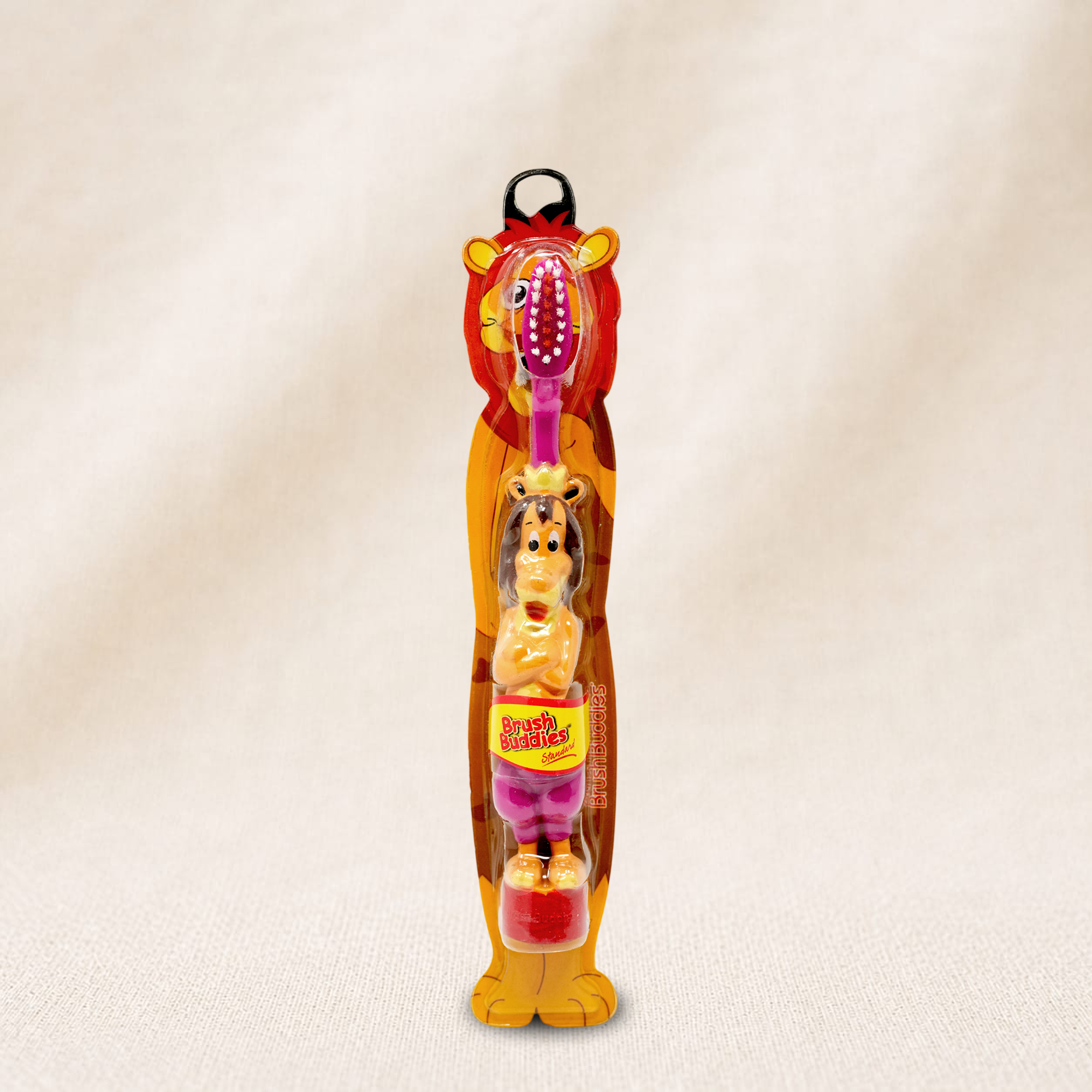 Brush Buddies Kids Lion Toothbrush – Fun Animal Design Toothbrush for Children