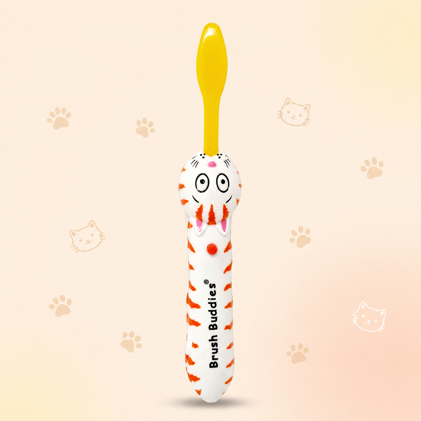 Brush Buddies Kids Talking Cat Toothbrush – Interactive Sound Toothbrush for Children