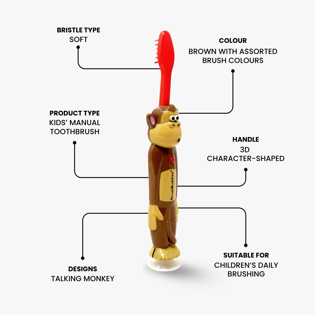 Brush Buddies Talking Monkey Toothbrush