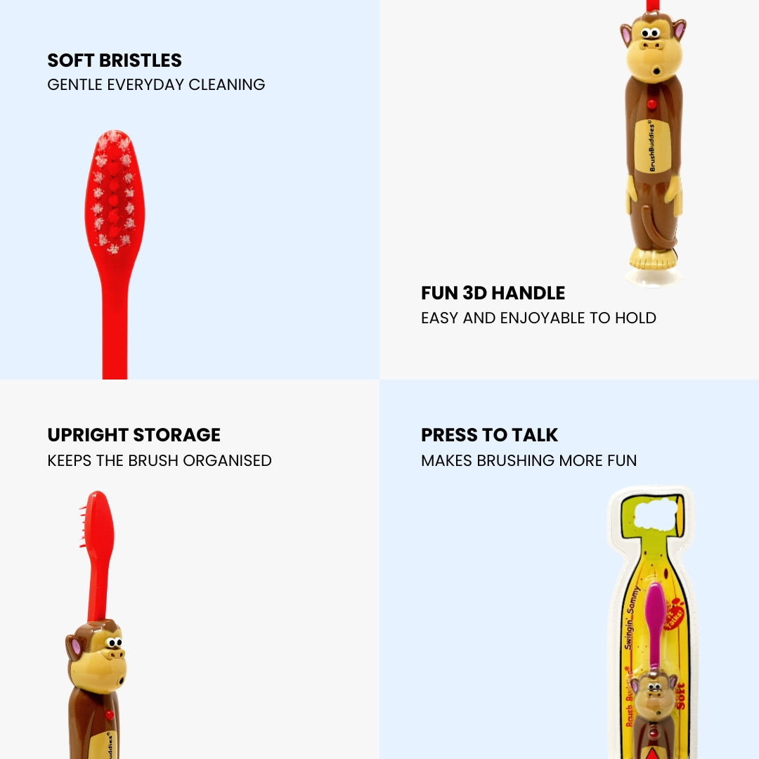 Brush Buddies Talking Monkey Toothbrush