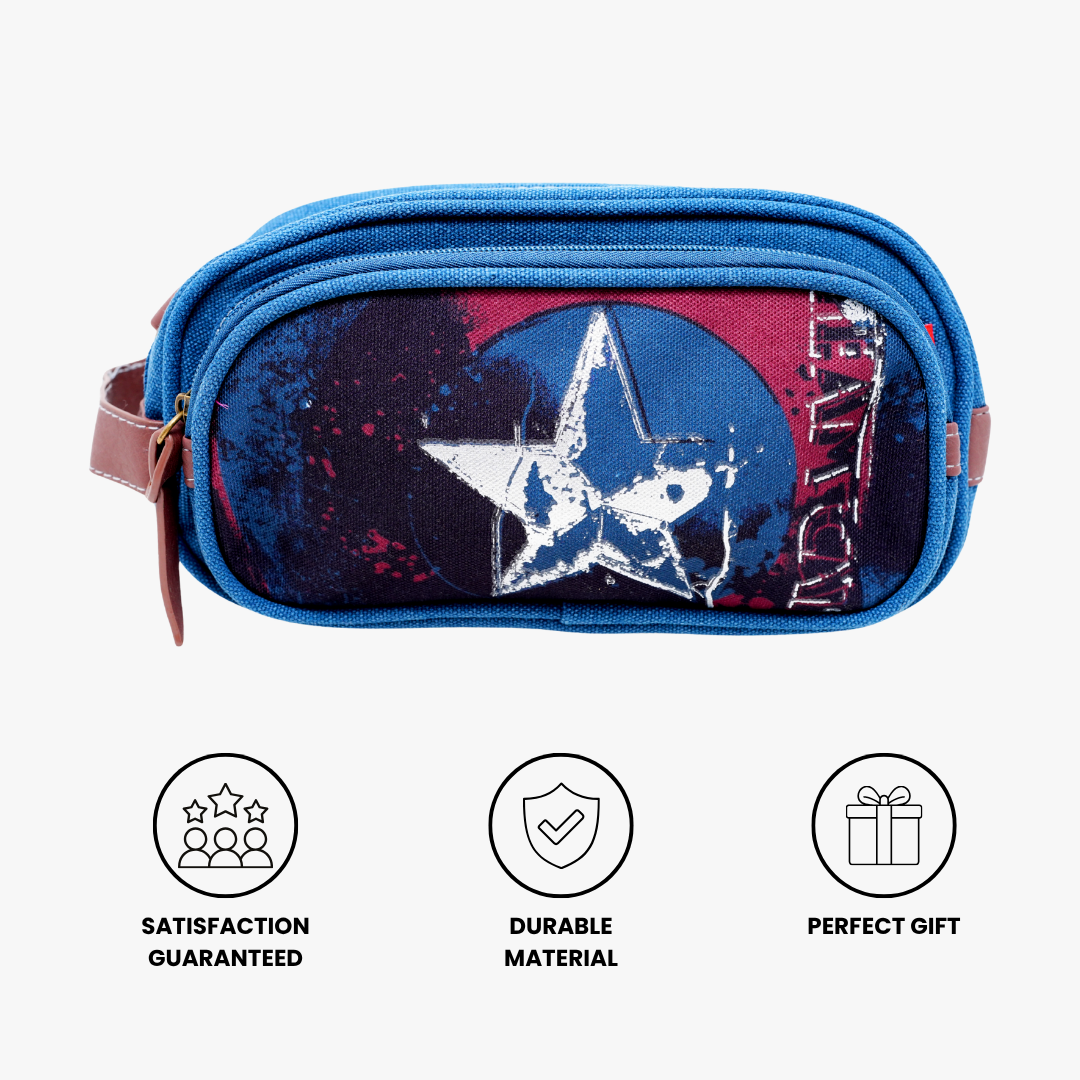 Captain America Travel Toiletry Bag